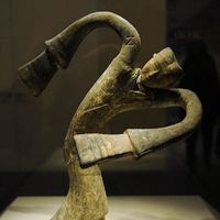 文物超活化素材-汉代折腰舞陶舞俑